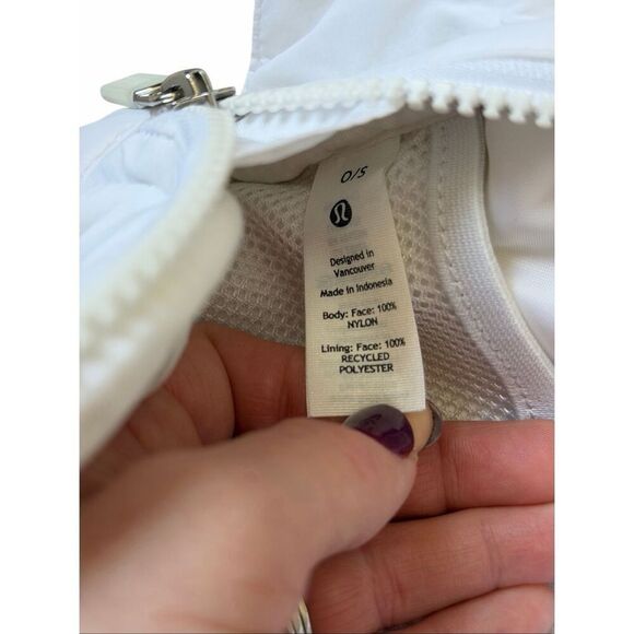 Lululemon Belt Bag Unisex Everywhere 2L Wunder Puff ShoulderPack White - Picture 12 of 12